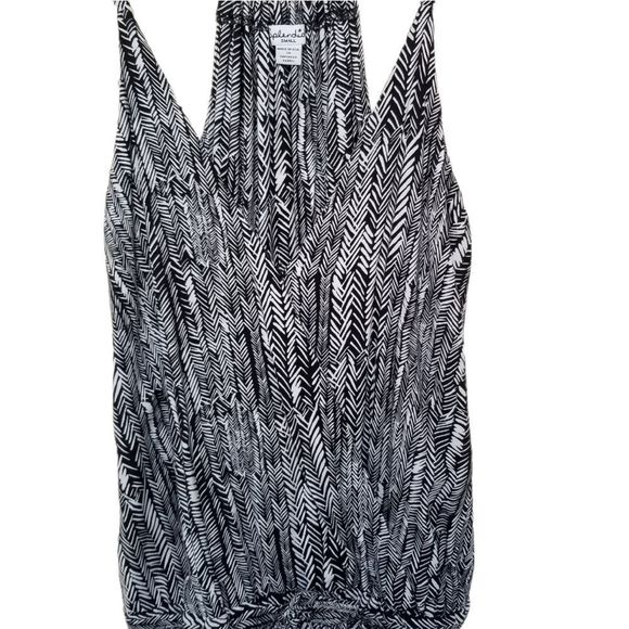 Splendid Black & White Arrow Jumpsuit S - Picture 4 of 16